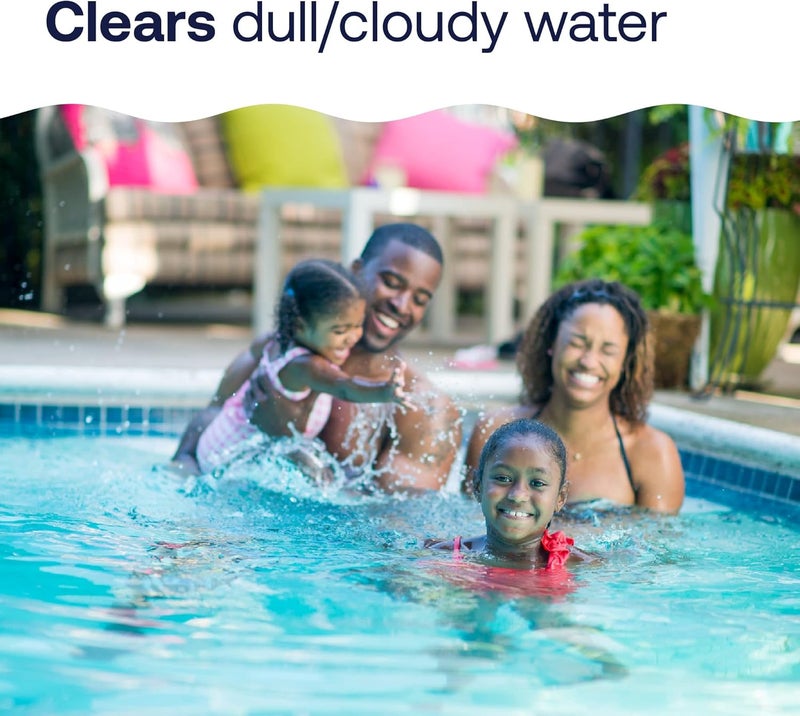 HTH Pool Flocculant Liquid | Clears Cloudy Water | Fast-Acting | 32 Fl Oz | Pack of 2 - Image 2